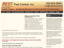 Tablet Screenshot of bestpestcontrol.us